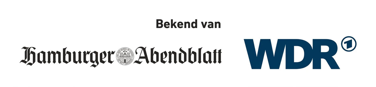 Bekend van de media: logo's van Hamburger Abendblatt en WDR 1.
