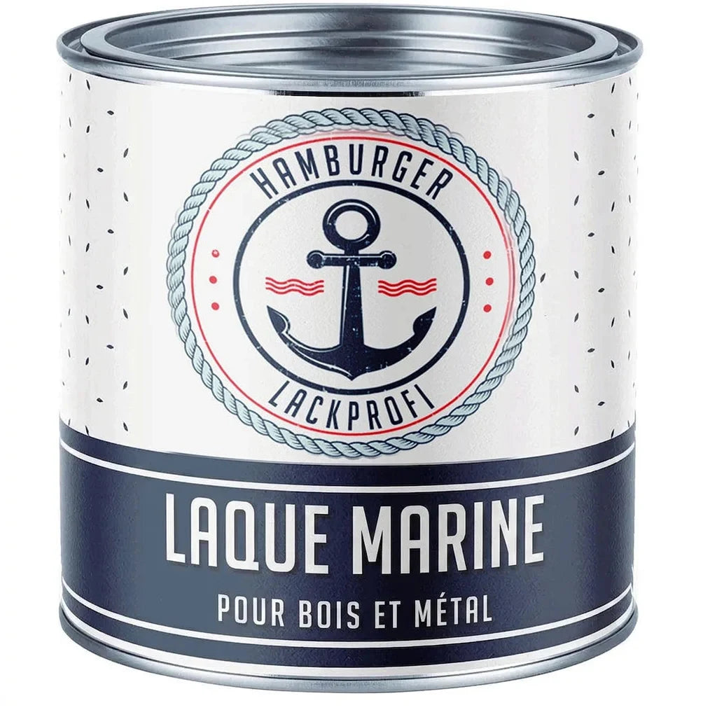 Pot de vernis/peinture pour bateaux Hamburger Lackprofi, pour bois et métal.