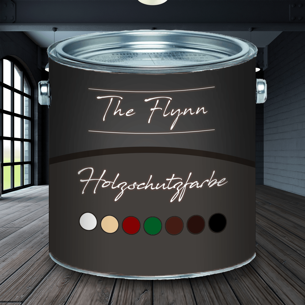 The Flynn houtbeschermingsverf - sneldrogend en weerbestendig - FARBENLÖWE