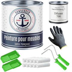 Peinture avec rouleau &amp; diluant